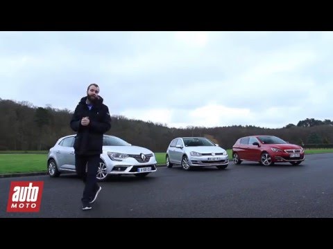 Renault Mégane - Peugeot 308 - Volkswagen Golf : laquelle choisir ? [COMPARATIF VIDEO]