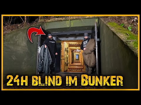 24h blind im Bunker - Übernachtung mit Weihnachtsstimmung - Prepper Bunker Survival