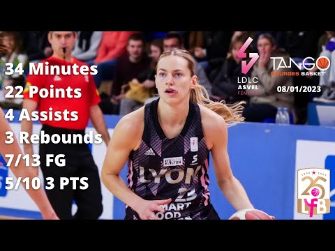 Marine Johannes 22 Points vs Tango Bourges - LFB 2022-23
