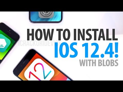 iOS 12.4 Jailbreak Prep: How to Downgrade 12.4.1 & Update to iOS 12.4 with blobs! (pt. 2)