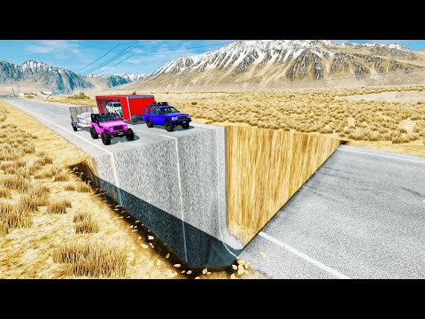 Cars vs Square Pit – BeamNG.Drive