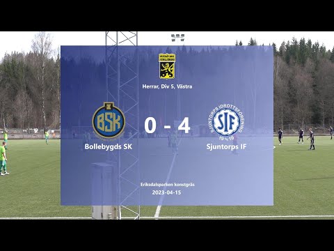 230415 Bollebygds SK - Sjuntorps IF, Höjdpunkter