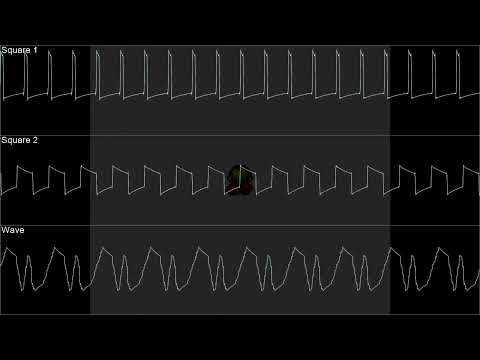 Revelations  The Demon Slayer - Town Theme - In Oscilloscope and Gameplay View!