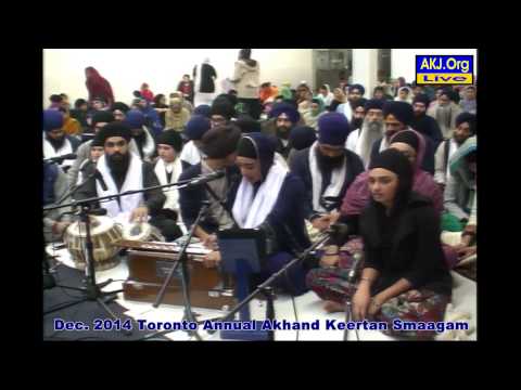 024 Toronto Dec. 2014 Smaagam - Tuesday Evening Keertan - B. Gurmohan Kaur Jee UK