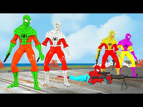 Game 5 superheroes || Spider-Man vs Hulk vs Iron Man vs Batman vs Thanos vs Batman vs Joker vs Venom