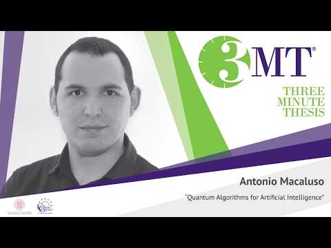 Three minute Thesis Competition 2020: Antonio Macaluso– University of Bologna