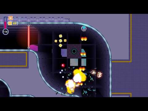 Super Scram Kitty Gameplay 😺 Nintendo Switch - Jump on rails