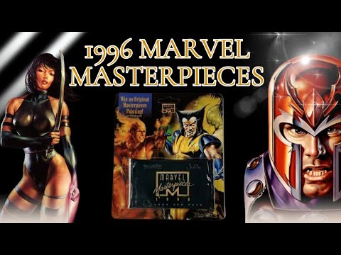 Opening 1996 Marvel Masterpieces Cards | Vintage Marvel Art & Rare Pulls!