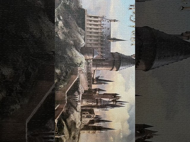 Vídeo relacionado con Schmidt Juego 58577 Thomas Kinkade, Wizarding World, Harry Potter, Castillo de Hogwarts, puzle de 1000 Piezas, Multicolor