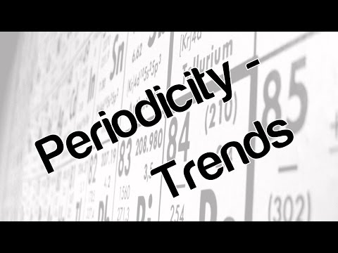 Periodicity - trends