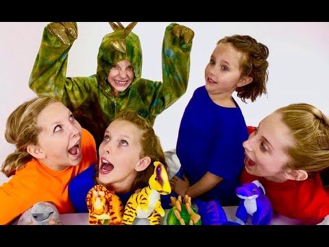 Learn English Colors Rainbow Dinosaurs