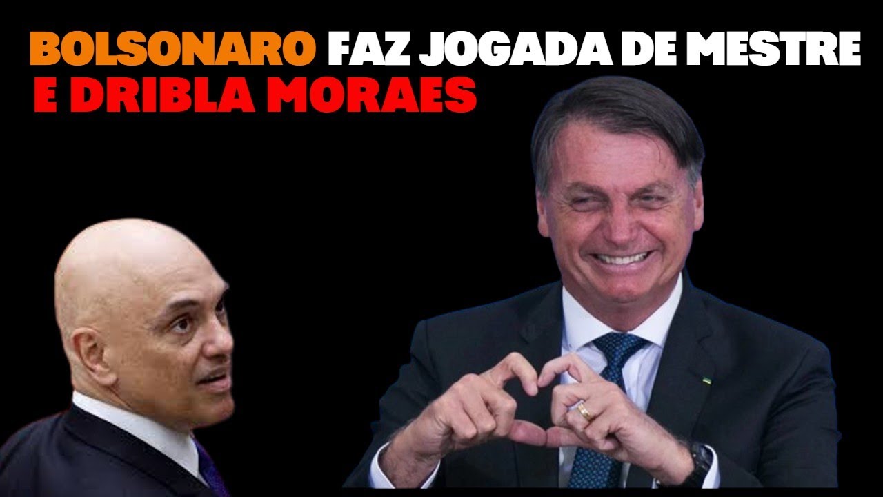 BOLSONARO FAZ JOGADA DE MESTRE E DRIBLA M0RAES