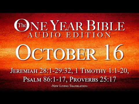 October 16 | One Year Bible Audio Edition