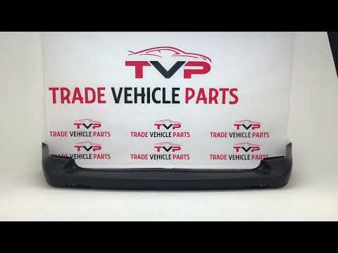 Fits VW Transporter T5 & T5.1 2004-2012 Rear Bumper Black Textured W/O Parking Sensor Holes video