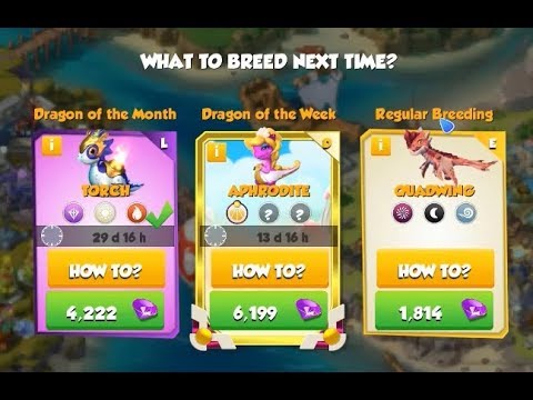 #DML How to breed APHRODITE Dragon - Dragon Mania Legends