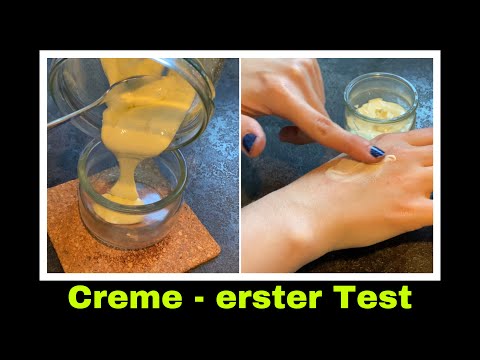 erste Creme - ein Grundrezept | wie funktioniert der Emulgator | Selbstversorgung: Naturkosmetik