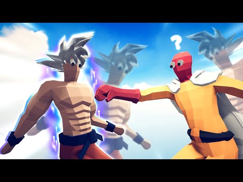 ULTRA INSTINCT OF GOKU VS ALL UNITS IN TABS | Totally Accurate Battle Simulator