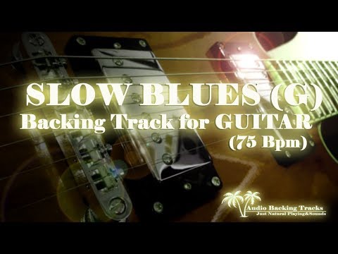 Blues BackingTrack in G 75 Bpm