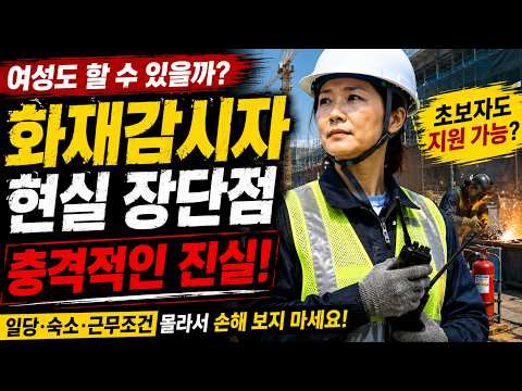 여성 화재감시자, 정말 할 만할까?