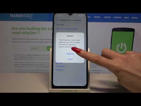 REALME C3i and Security Settings - Choose new Method to Unlock Screen