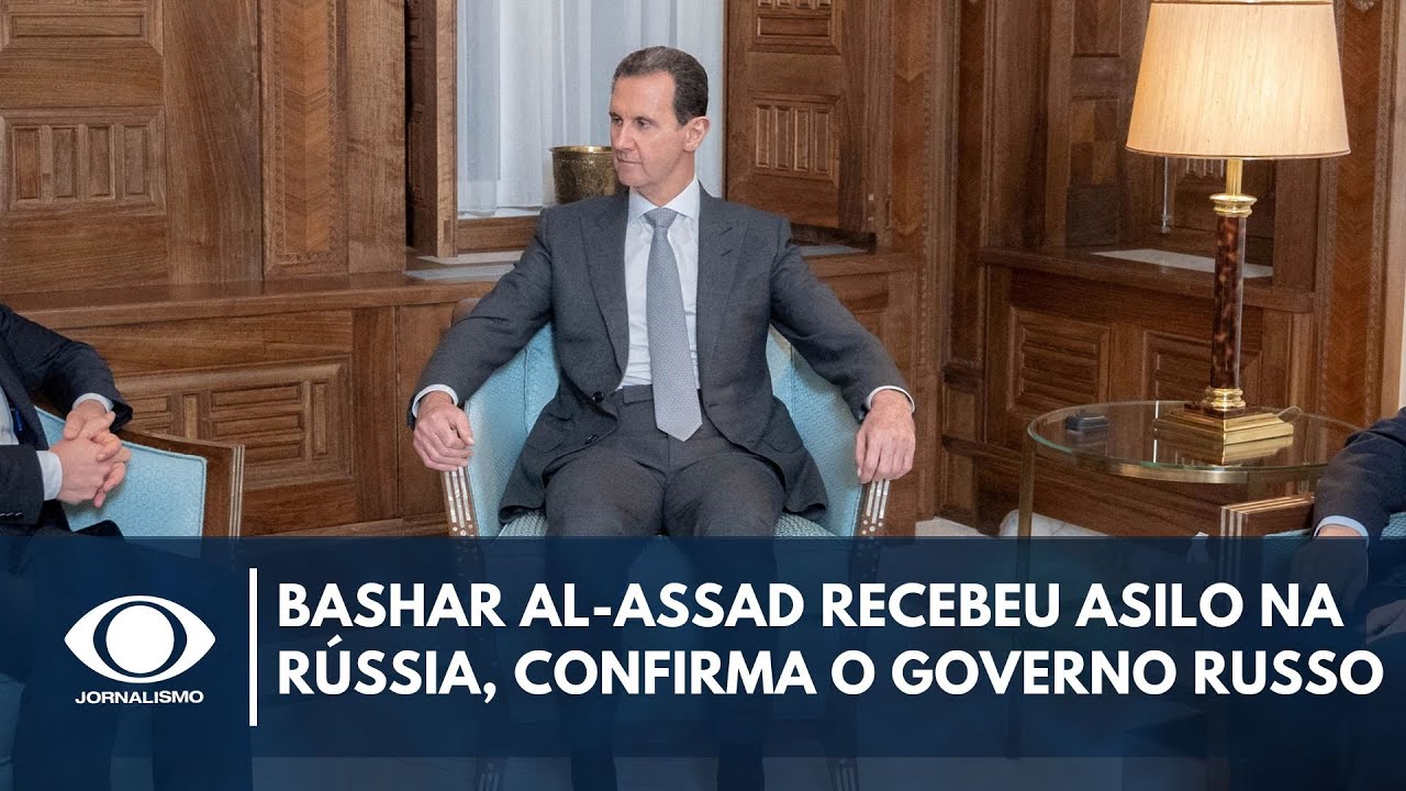 Bashar al-Assad recebeu asilo humanitário na Rússia, confirma o governo russo | Band em Alta