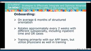 aua2024 ilb track on demand course  strategies to integrate and optimize apps k smith 240p