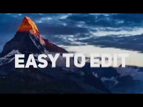 FCPX Stomp Typo Opener - Apple Motion Template Pr