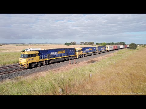 Diverted 7SP4 Pacific National Container Freight Train (17/12/2022) - PoathTV Australian Railways