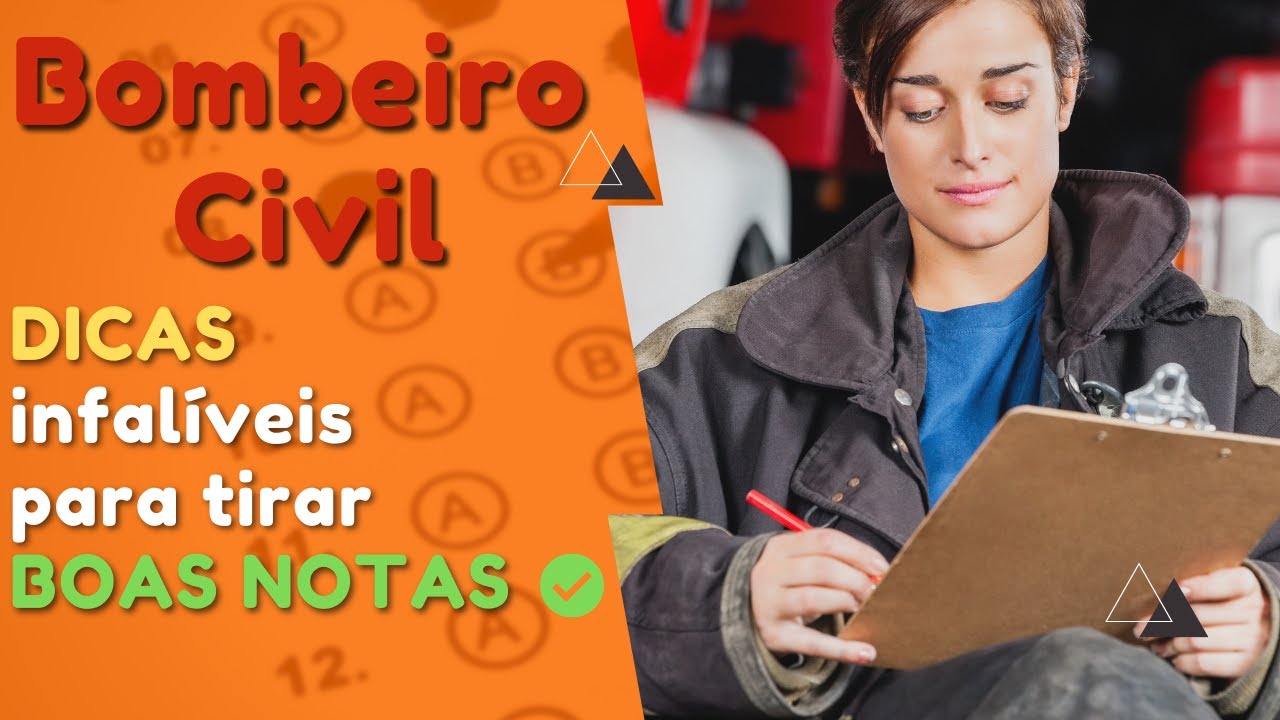 Dicas INFALÍVEIS para ser APROVADO Como BOMBEIRO CIVIL