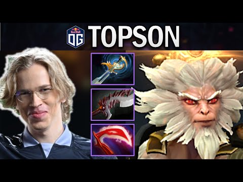 OG.TOPSON MONKEY KING - BACK TO MID - DOTA 2 7.29 GAMEPLAY