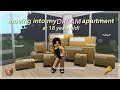 Moving into my DREAM Apartment at 18! | Moving ep.1| Bloxburg Family Roleplay|w/voices
