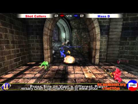 UT2k4 10th Anni CTF Draft Cup, Grand Final: $c vs MassD (Grendelkeep, Anfractuous, CampersCrossing)