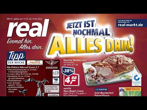 🛒 Real Katalog Prospekt 14. bis 19. Februar 2022 - Neuigkeiten, Angebote Deutschland 🇩🇪