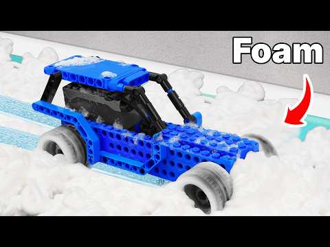 Testing LEGO Cars in a Strange Fluid | FM LEGO Technic
