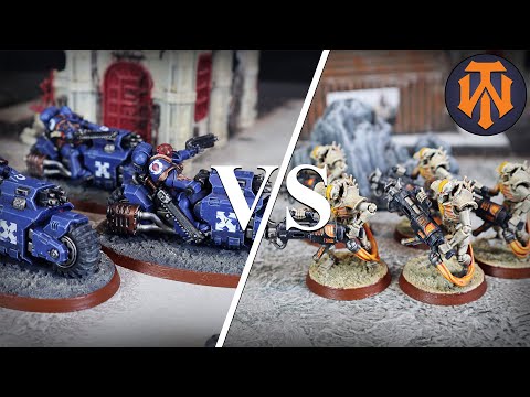 #5 Necrons VS Ultramarines Space Marines 40k Battle Report 500 Points 9th Edition Combat Patrol Game