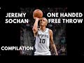 Jeremy Sochan one handed free throws compilation