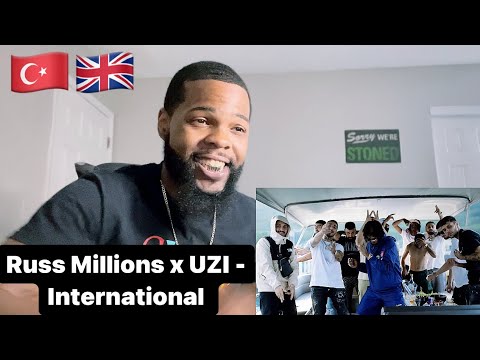 Russ Millions x UZI - International (Official Music Video) | American Reaction🇺🇸