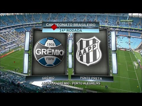 Gols, Grêmio 3 x 1 Ponte Preta - Brasileirão 16/07/2017 [HD]
