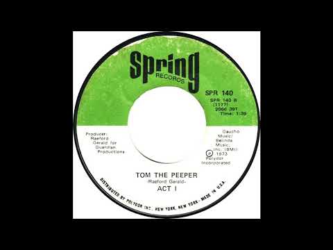 ACT 1: "TOM THE PEEPER" [A Tom Moulton Mix]