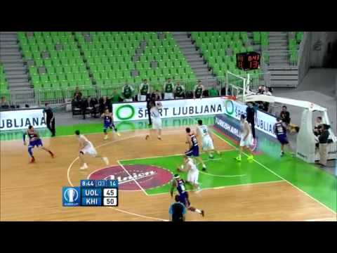 Union Olimpija - Khimki Moskva 85:88 (2. krog, EuroCup, 22.10.2014) - Highlights