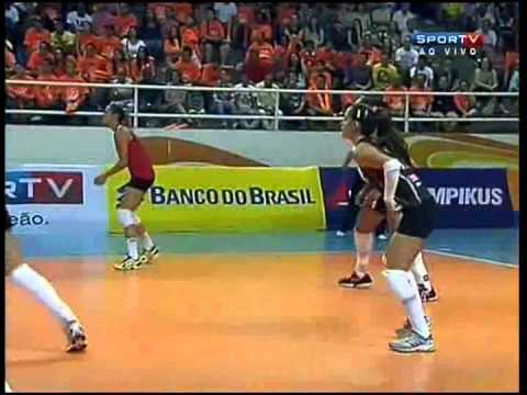 1º e  2º  SETS SOLLYS  OSASCO 3 X 2 SESI SP  -  SL 2012/2013