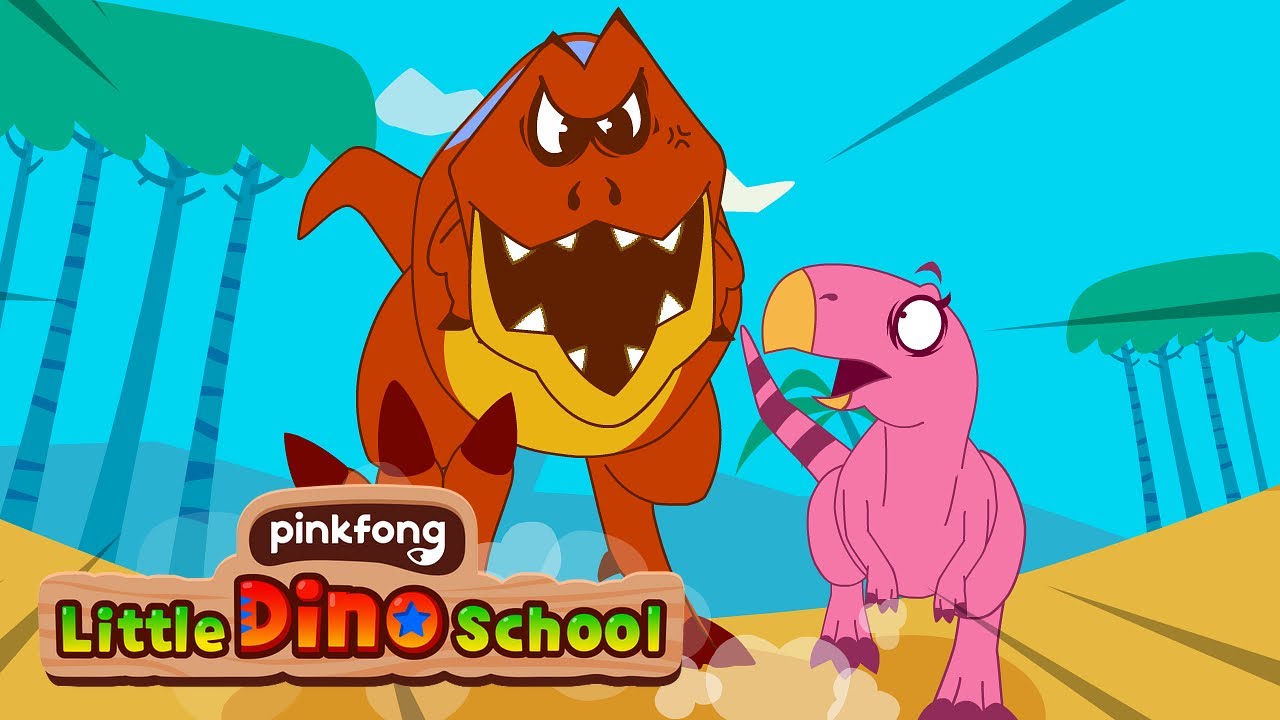 The Diary of T-Rex, the Hunter | Dinosaur Cartoon | Dinosaur Musical | Pinkfong Little Dino School