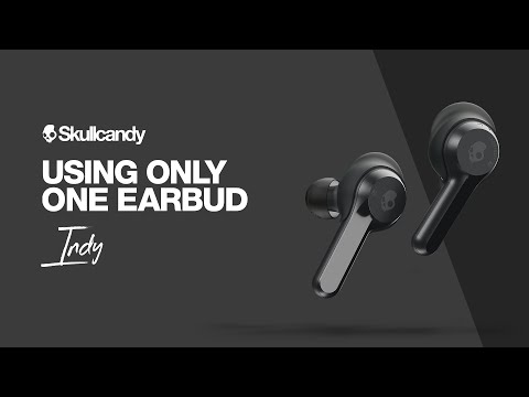 How To: Using Only One Earbud | Indy True Wireless Earbuds | Skullcandy Video