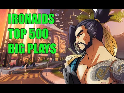 IRONAIDS HUGE HANZO PLAYS - TOP 500 OVERWATCH SEASON 28