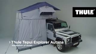 Автопалатка Thule Tepui Explorer на крышу автомобиля, зеленая - изображение 9