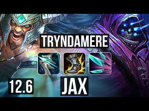 TRYNDA vs JAX (TOP) | 10/0/1, 8 solo kills, 68% winrate, Legendary | NA Master | 12.6