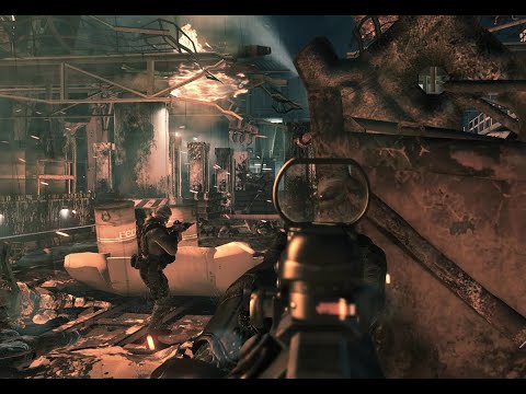 Antarctica Battle upon Oil Rig . Call of Duty Ghost - 4K