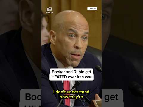 Booker and Rubio get HEATED over Iran war