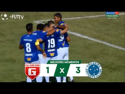 Guarani-MG 1 x 3 Cruzeiro - Melhores Momentos (HD) Campeonato Mineiro 2019