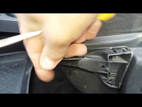 Как снять ручку регулировки сиденья рено меган